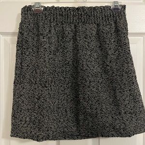 J Crew Skirt - Black and White Wool